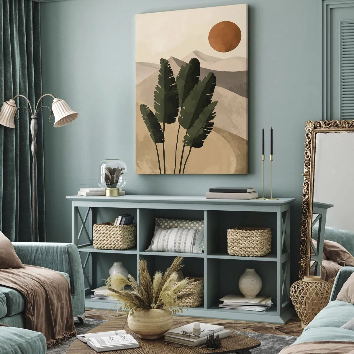 Bild auf Leinwand - Leinwandbild - Der Triumph des Lebens - 45x80 cm