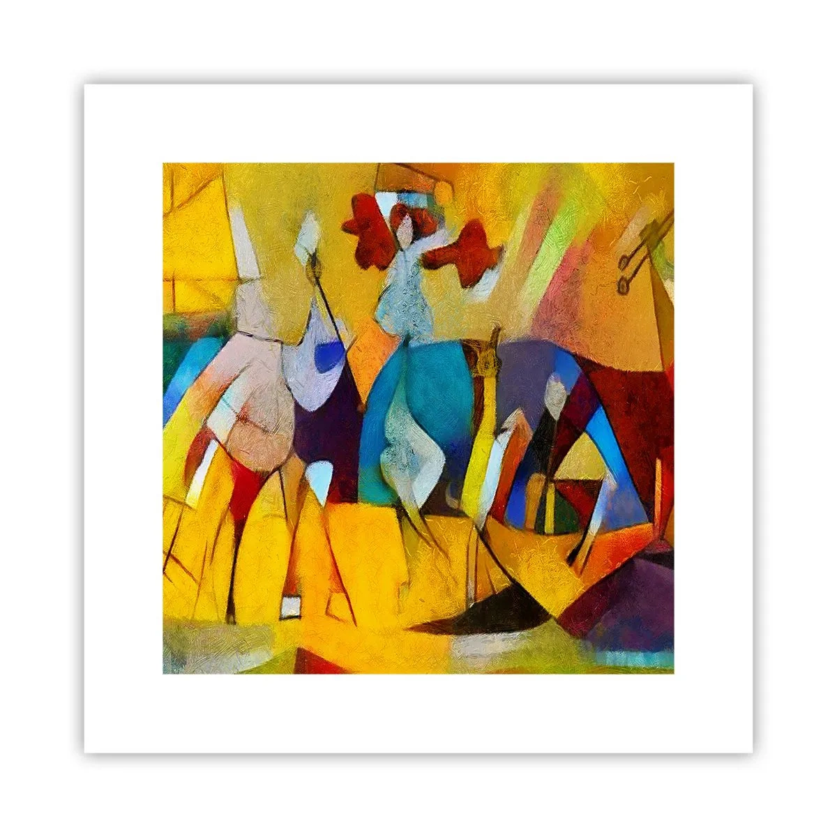 Poster - Sonne - Leben - Freude - 30x30 cm