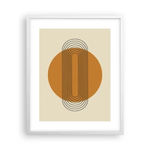 Poster in einem weißen Rahmen - Perfekter Plan - 40x50 cm