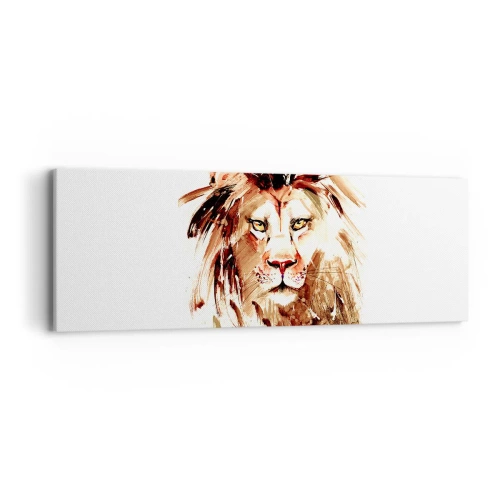 Bild auf Leinwand - Leinwandbild - Stärke und Würde - 90x30 cm