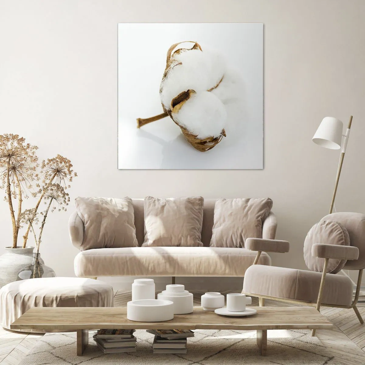 Bild auf Leinwand - Leinwandbild - Von Natur aus weich - 70x70 cm