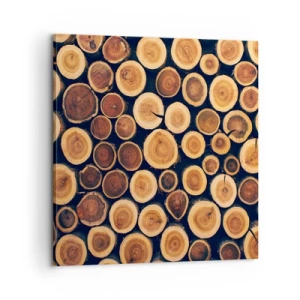 Bild auf Leinwand - Leinwandbild - Wie alt sehe ich aus? - 60x60 cm