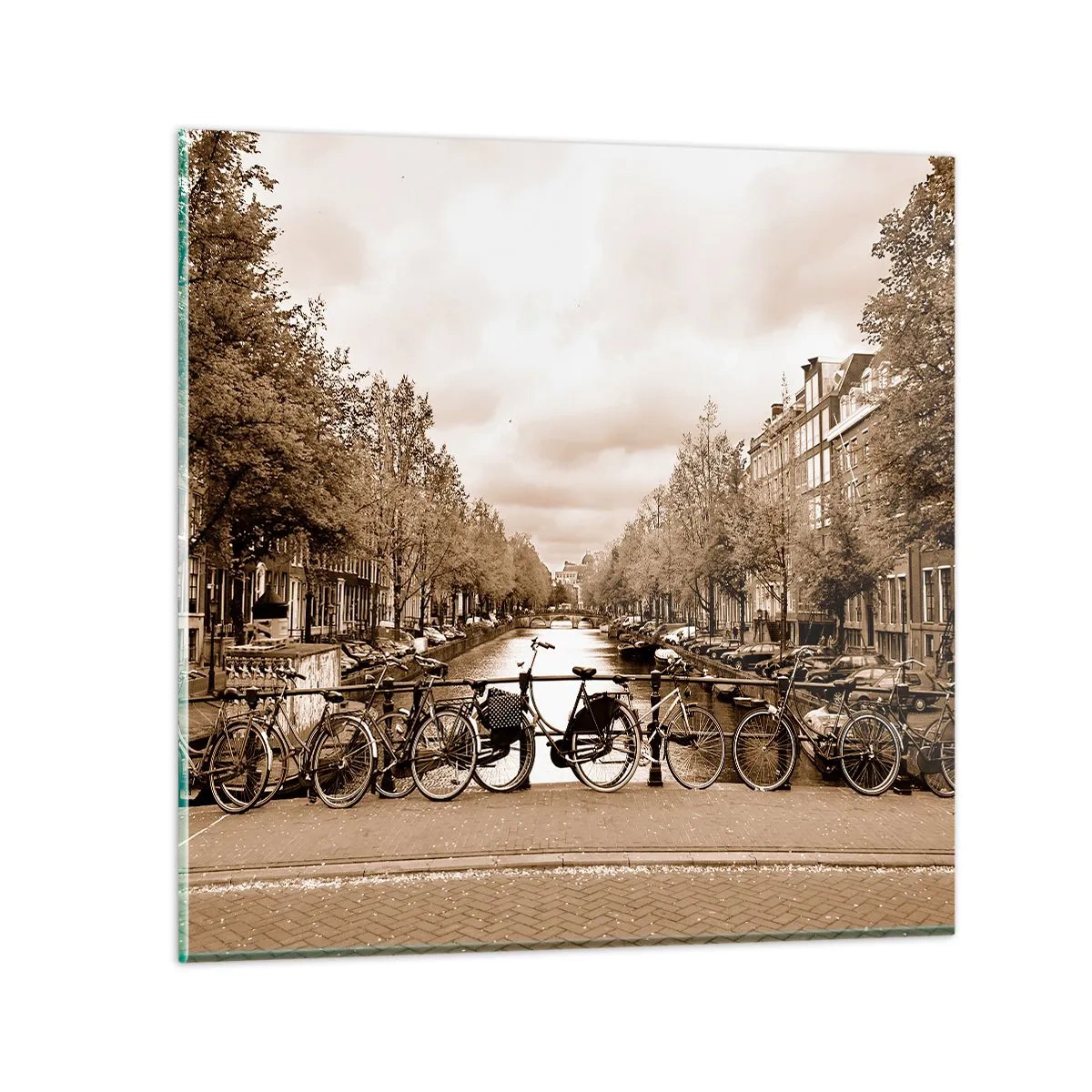 Glasbild - Bild auf glas - Niederländische Atmosphäre - 30x30 cm