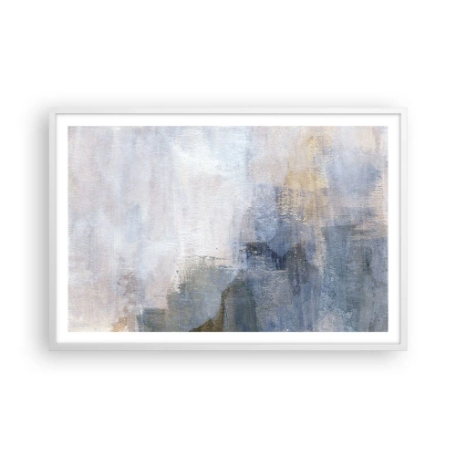 Poster in einem weißen Rahmen - Farbtöne und Akkorde - 91x61 cm