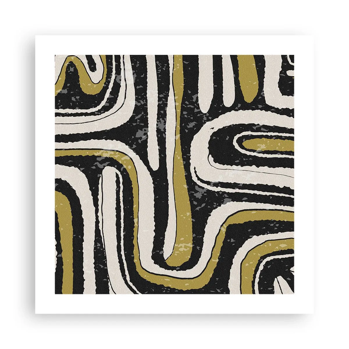 Poster - Komposition: Straßen und Gassen - 50x50 cm