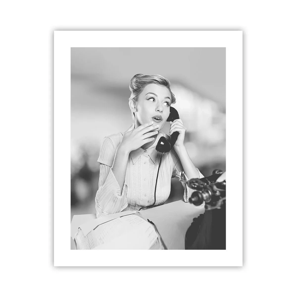 Poster - Hallo, wir sind in den 1950er Jahren. - 40x50 cm