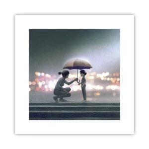 Poster - Und jetzt ist alles in Ordnung - 30x30 cm