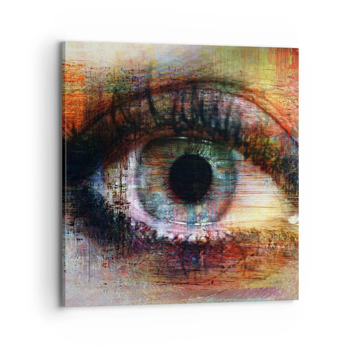 Bild auf Leinwand - Leinwandbild - Du kannst in die Seele sehen - 70x70 cm