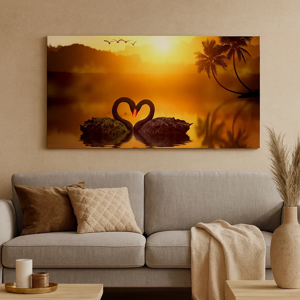 Bild auf Leinwand - Leinwandbild - Alles passt zusammen - 30x30 cm