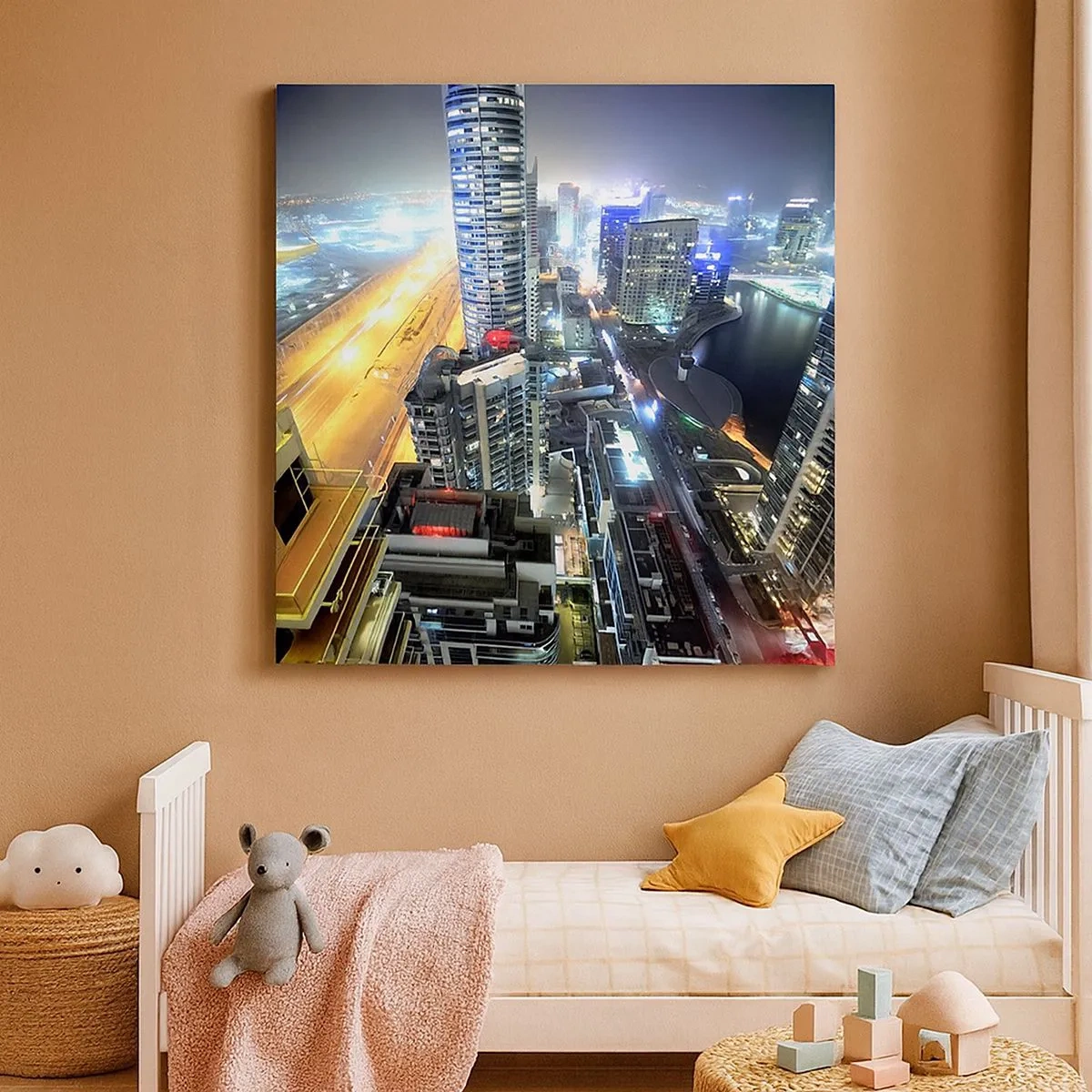 Bild auf Leinwand - Leinwandbild - Ein Wunder in der Wüste - 30x30 cm