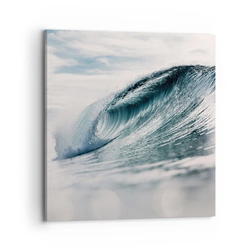 Bild auf Leinwand - Leinwandbild - Wasserspitze - 70x70 cm