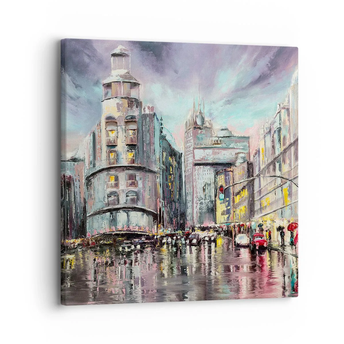 Bild auf Leinwand - Leinwandbild - Es wird ein gelungener Abend - 30x30 cm