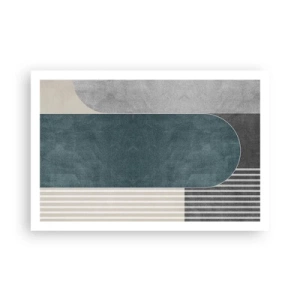 Poster - Komposition auf der Ebene - 91x61 cm