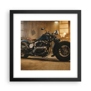 Poster in einem schwarzem Rahmen - Ich kann alles  - 30x30 cm