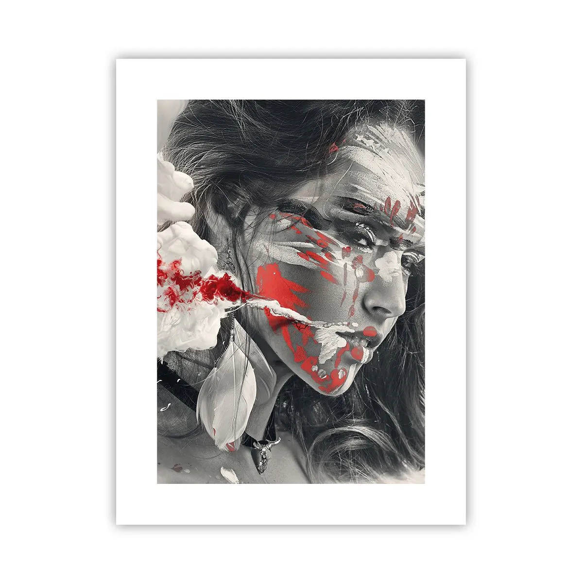 Poster - Im Dunst der Absurdität - 30x40 cm