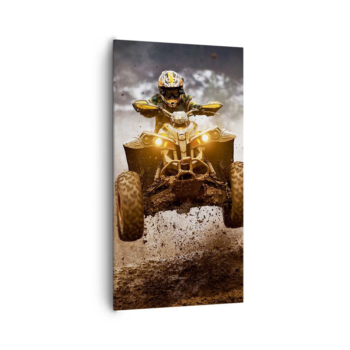 Bild auf Leinwand - Leinwandbild - Kein Risiko kein Spaß - 65x120 cm