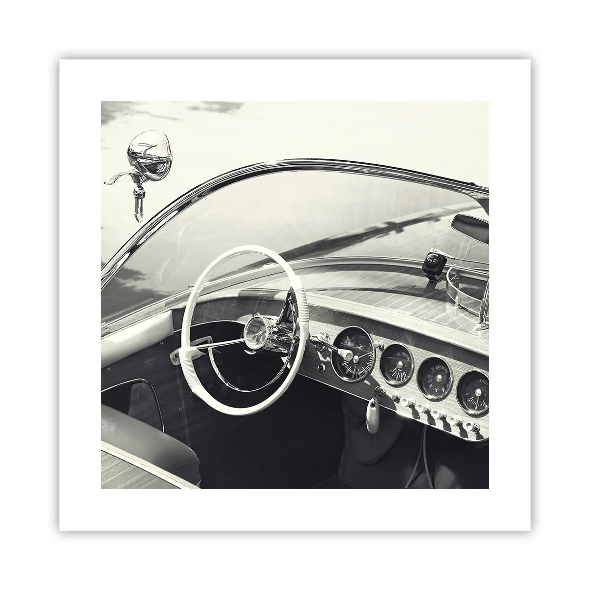 Poster - Wetter für die Reichen - 40x40 cm