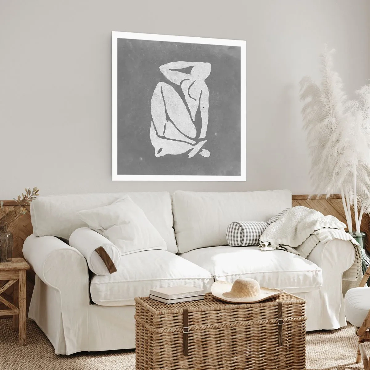 Poster - In Gedanken versunken - 30x30 cm