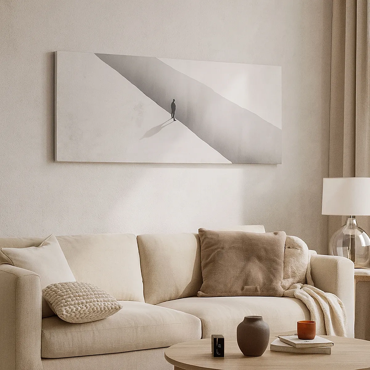 Bild auf Leinwand - Leinwandbild - Klares Ziel - 30x30 cm