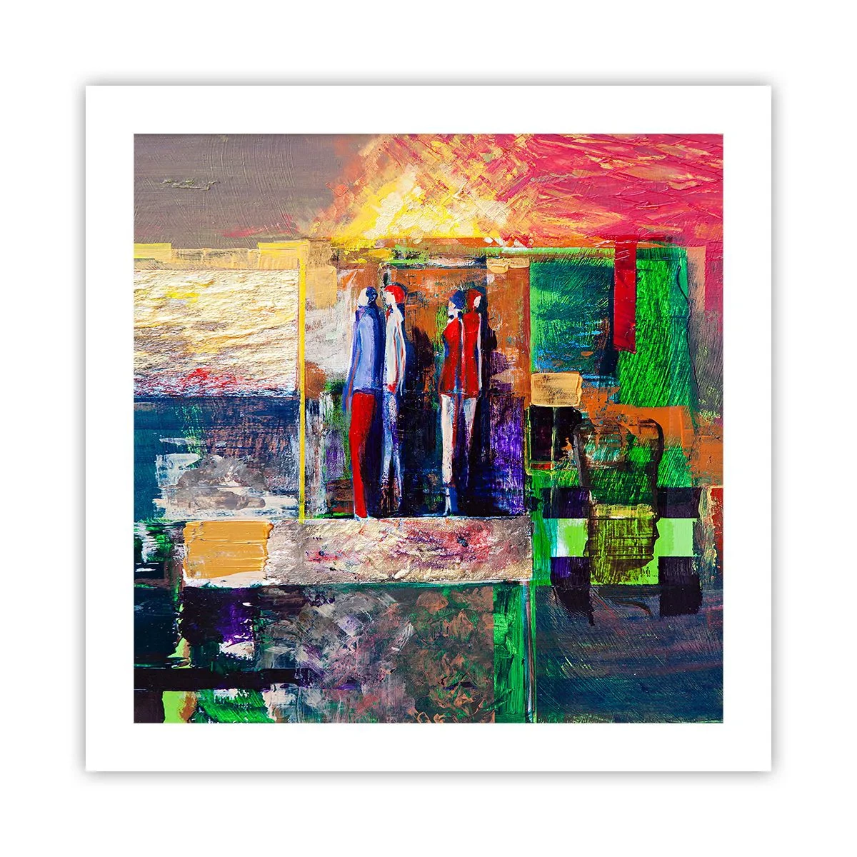 Poster - Beziehungen und Emotionen - 50x50 cm