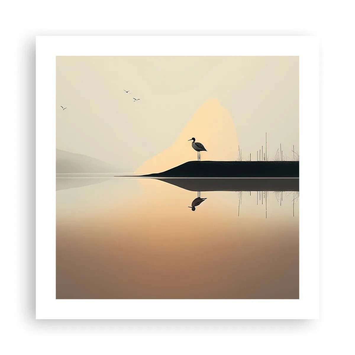 Poster - Herr am See - 50x50 cm