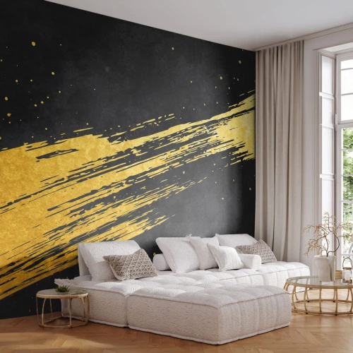 Fototapete Premium Sand - Sprung in den Hyperraum - Art Deco, Elegant, Dunkel - 400x280 cm