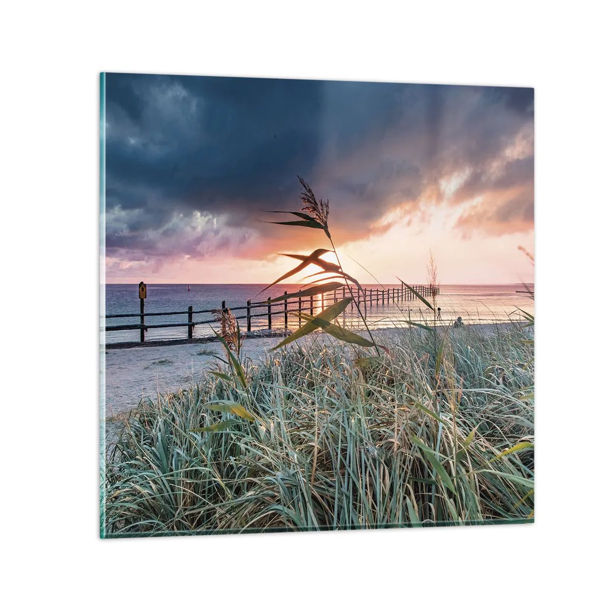 Glasbild - Bild auf glas - Es vergeht nicht mit dem Wind - 30x30 cm