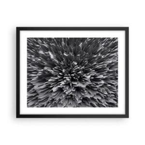 Poster in einem schwarzem Rahmen - Härter kann es nicht werden - 50x40 cm