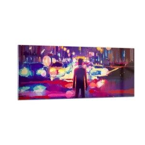 Glasbild - Bild auf glas - Eingetaucht in das Licht - 100x40 cm