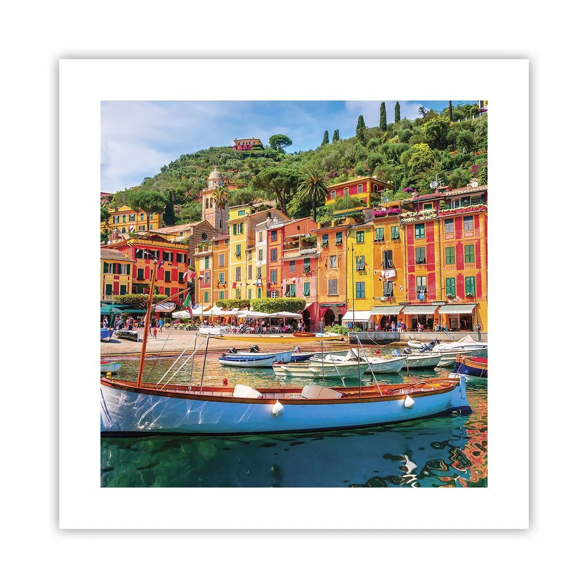 Poster - Italienischer Morgen - 40x40 cm
