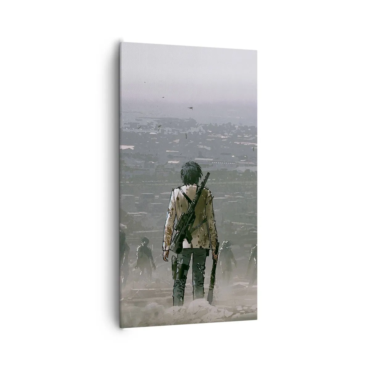 Bild auf Leinwand - Leinwandbild - Letzter Gerechter? - 65x120 cm