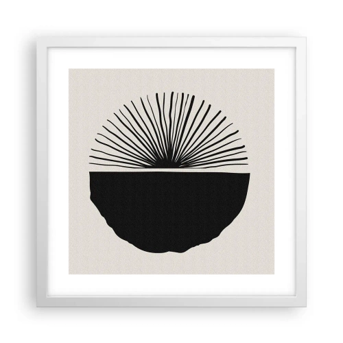 Poster in einem weißen Rahmen - Eine Reihe von Möglichkeiten - 40x40 cm