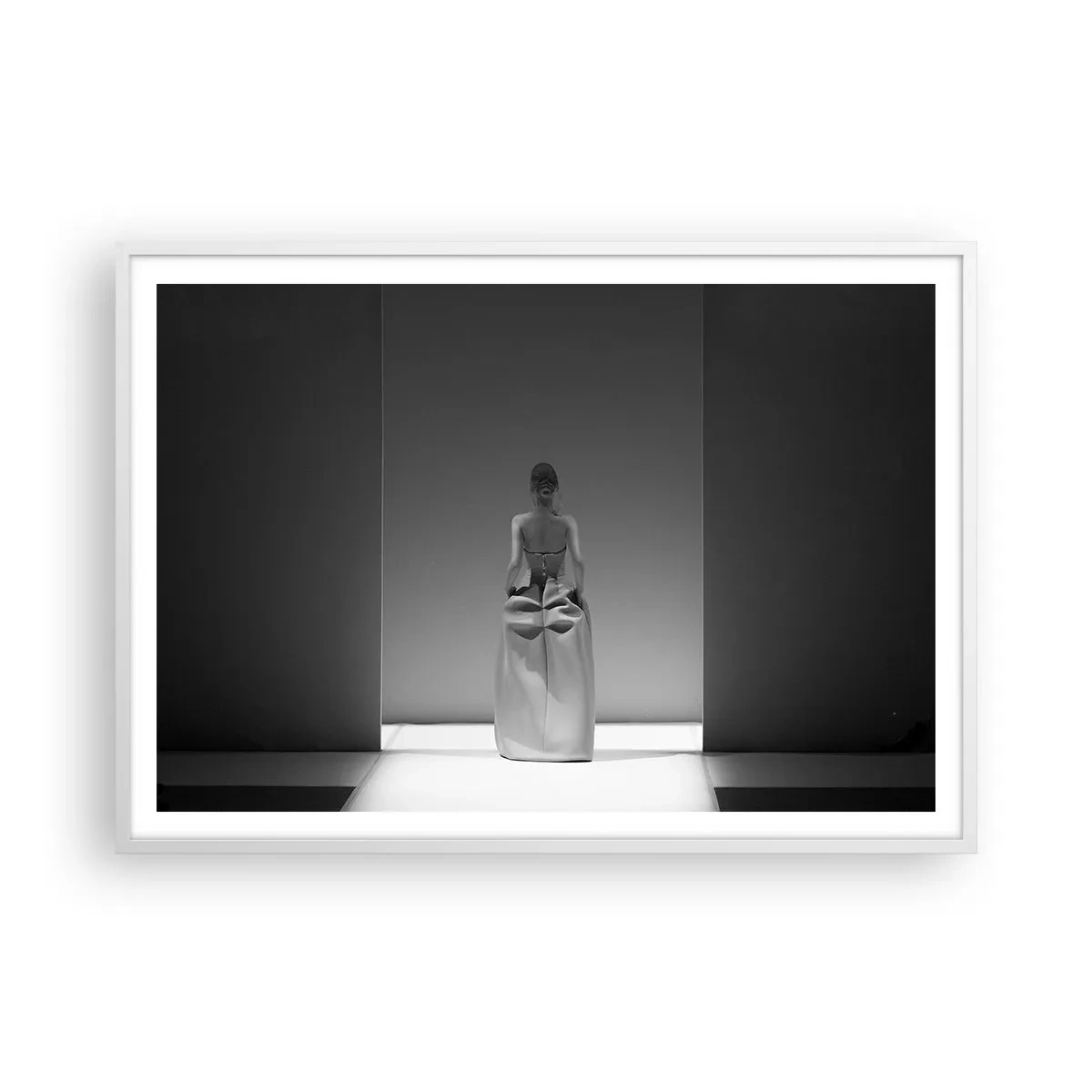 Poster in einem weißen Rahmen - Raffinierte Einfachheit - 100x70 cm