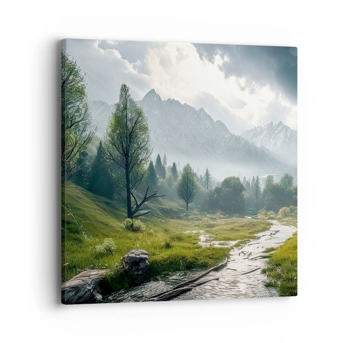 Bild auf Leinwand - Leinwandbild - Hin und zurück - 40x40 cm