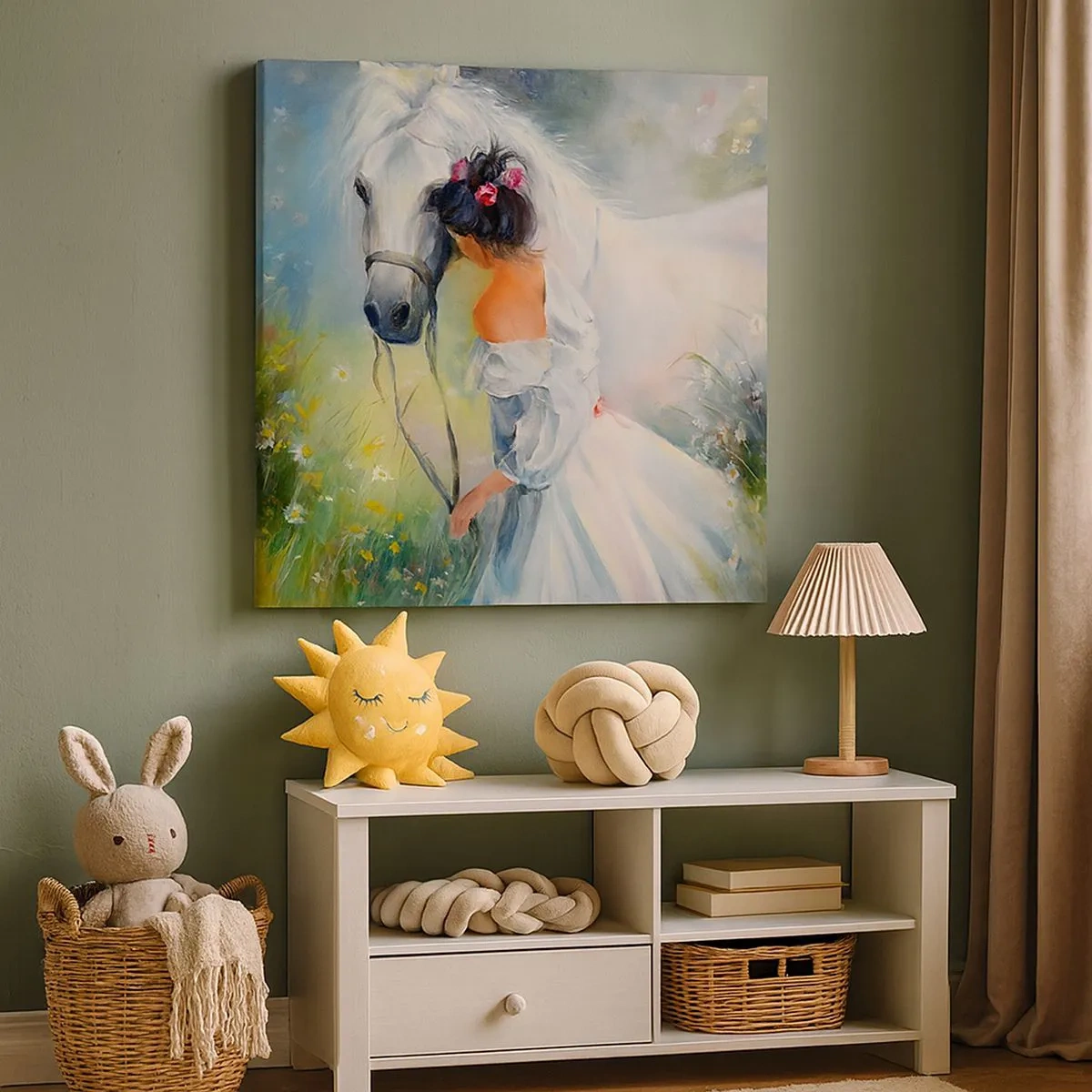 Bild auf Leinwand - Leinwandbild - Wie aus einem schönen Traum - 30x30 cm