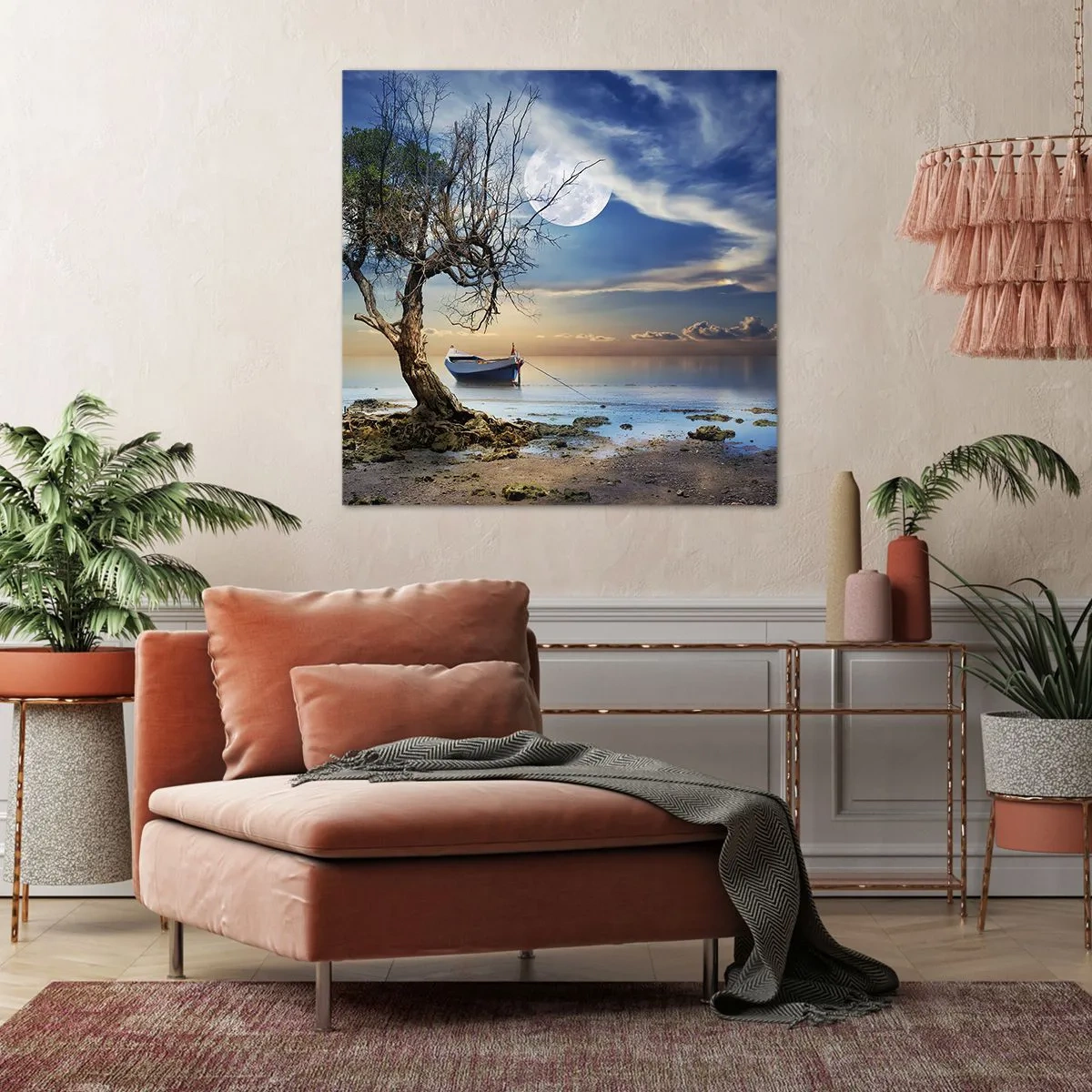 Bild auf Leinwand - Leinwandbild - Ist das das Ende oder der Anfang? - 40x40 cm