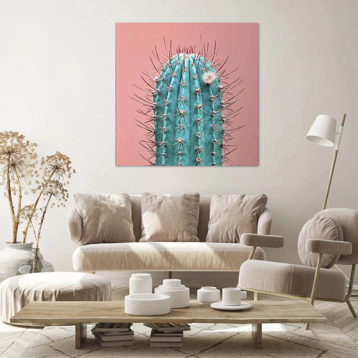 Bild auf Leinwand - Leinwandbild - Schau einfach hin - 70x70 cm