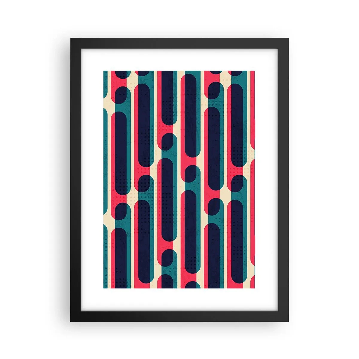 Poster in einem schwarzem Rahmen - In die Tiefe und vorwärts - 30x40 cm