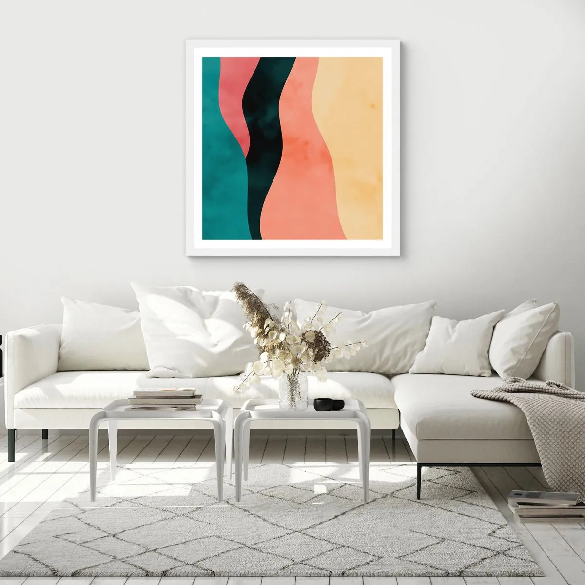 Poster in einem weißen Rahmen - Konforme Nichtkonformität - 30x30 cm