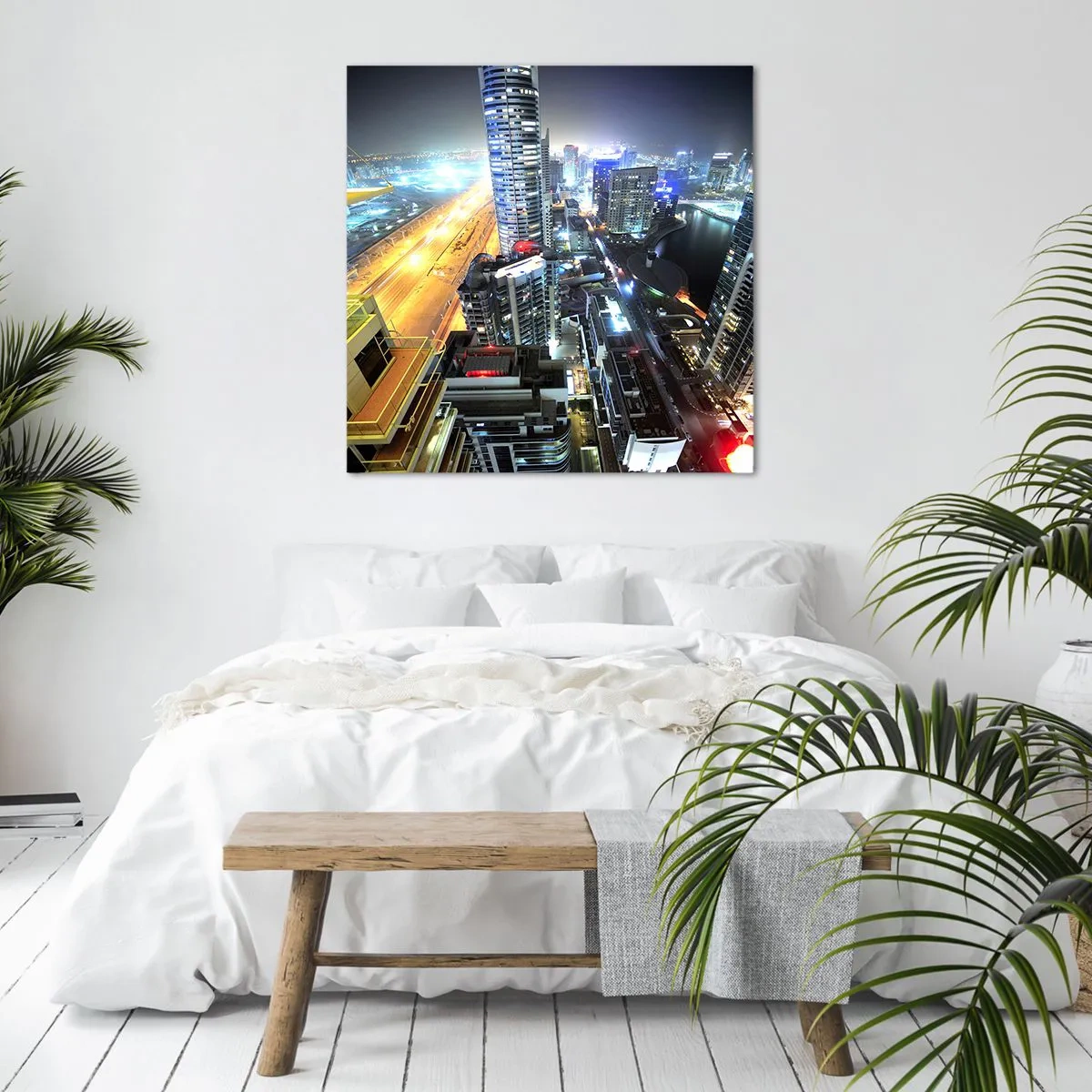 Bild auf Leinwand - Leinwandbild - Ein Wunder in der Wüste - 60x60 cm