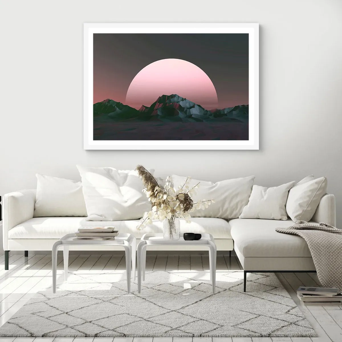 Poster in einem weißen Rahmen - In einer Nachbargalaxie - 40x30 cm