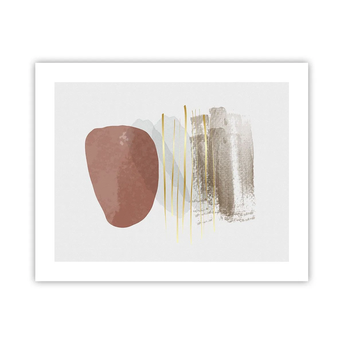 Poster - Abstrakte Kolonnade - 50x40 cm