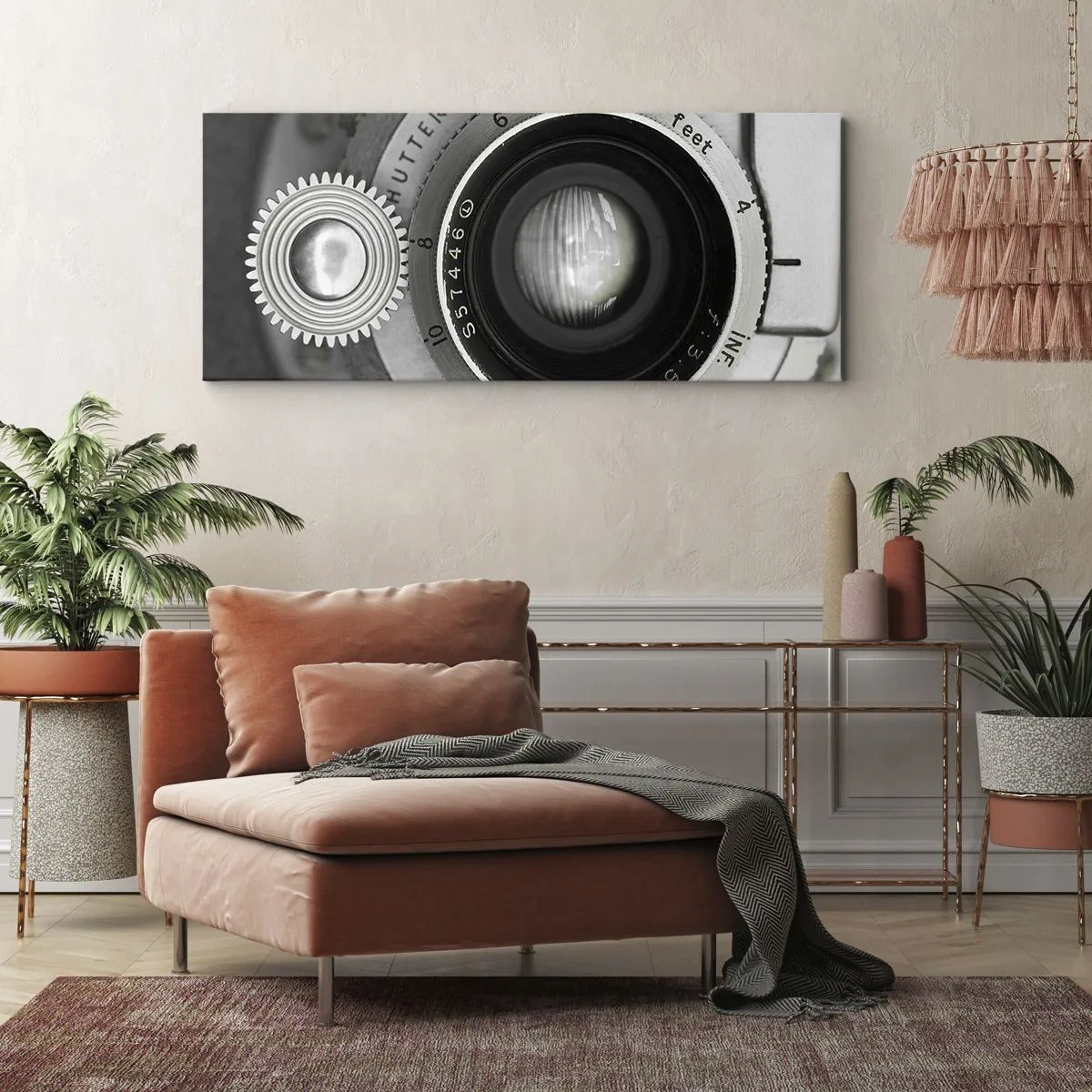 Bild auf Leinwand - Leinwandbild - Eine Story über Hollywood - 90x30 cm