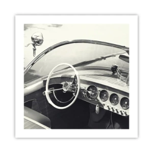 Poster - Wetter für die Reichen - 50x50 cm