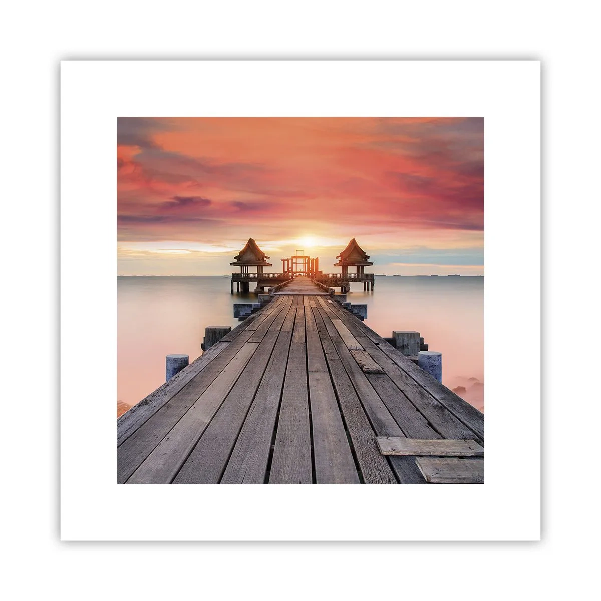 Poster - Westen im Osten - 30x30 cm