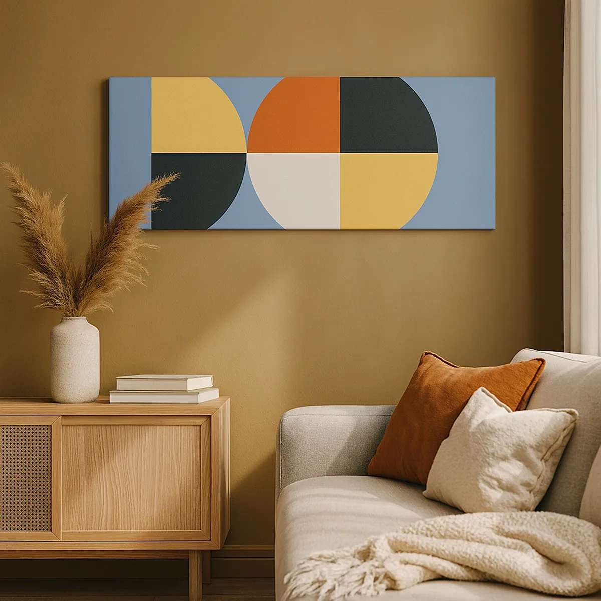 Bild auf Leinwand - Leinwandbild - Beobachte und zähle - 30x30 cm