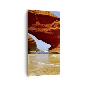 Bild auf Leinwand - Leinwandbild - Wasser und Wind seit Tausenden von Jahren - 65x120 cm