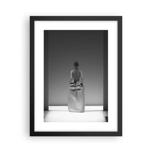 Poster in einem schwarzem Rahmen - Raffinierte Einfachheit - 30x40 cm