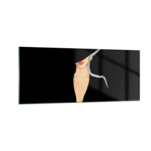 Glasbild - Bild auf glas - Eleganz und Stil - 100x40 cm