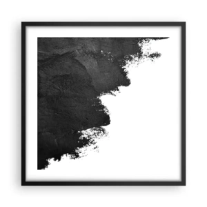 Poster in einem schwarzem Rahmen - Elemente: Erde - 50x50 cm
